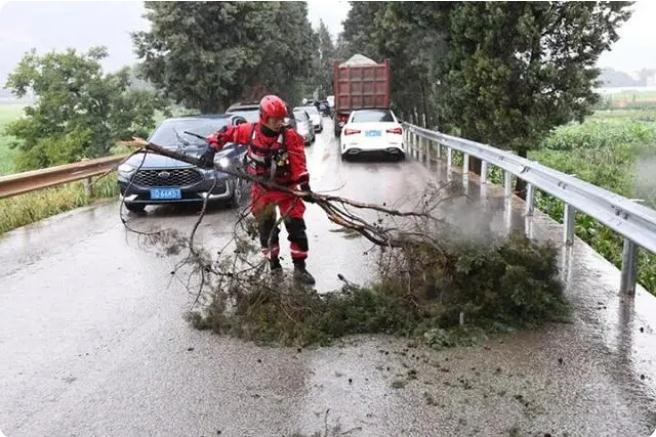 麒麟?yún)^(qū)遭暴雨突襲|部分道路積水嚴(yán)重，消防緊急排澇解憂